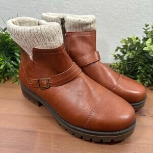 J Sport Women's Violet Brown Boots Size 11